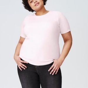UNIVERSAL STANDARD pale pink shirt